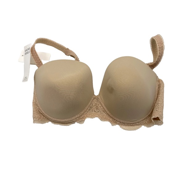 NWT Simone Perele Karma Strapless Underwire Bra 36F Peau Rose Convertible - Picture 6 of 10